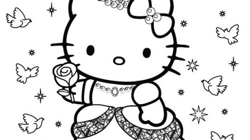 Hello Kitty jako księżniczka