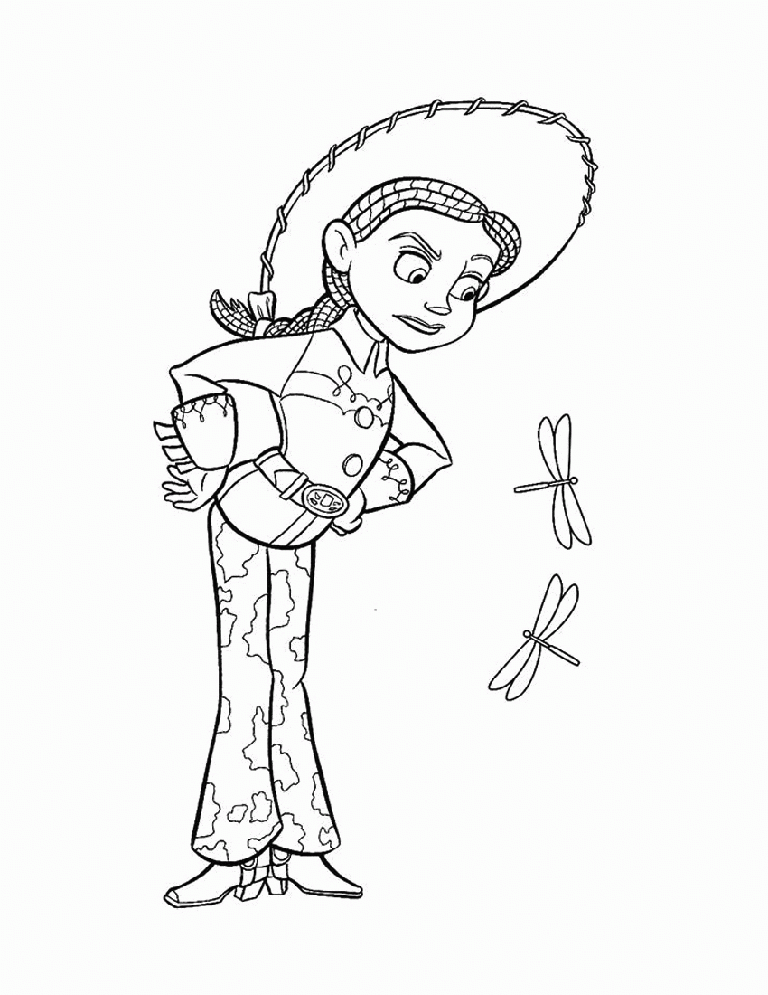 Jessie z Toy Story i ważki