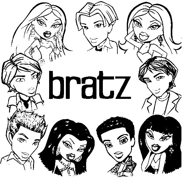Kolorowanka Bratz – Stylowe Postacie do Druku