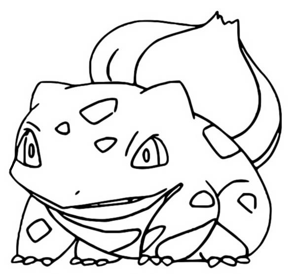 Kolorowanka Bulbasaur do Druku - Kreatywna Zabawa dla Fanów Pokemon