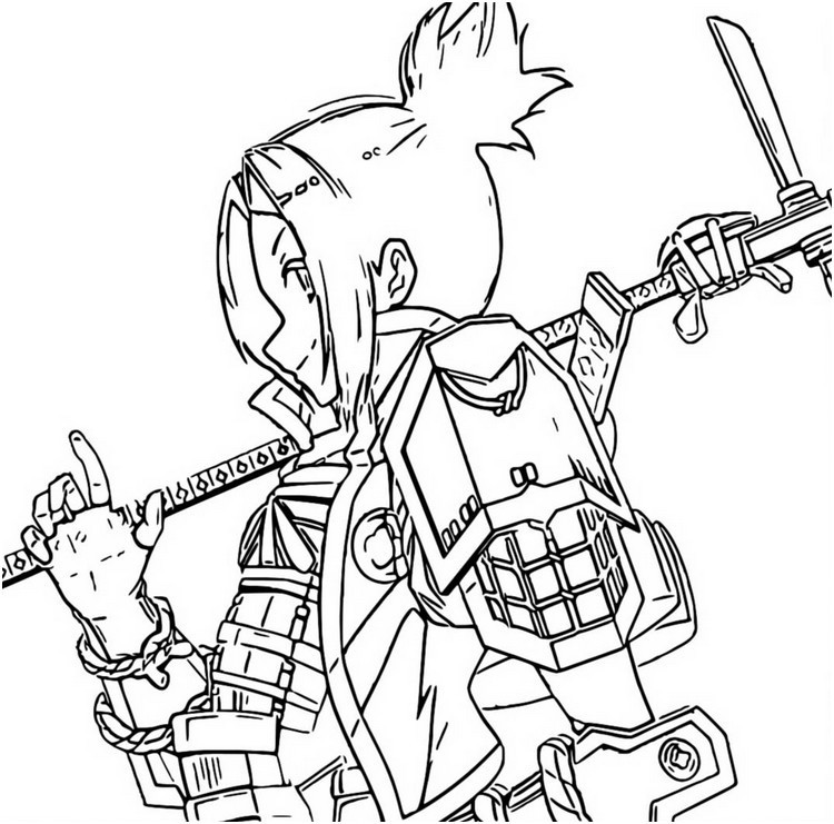 Kolorowanka Rycerz z Mieczem - Wyraź Swoją Kreatywność w Stylu Fantasy