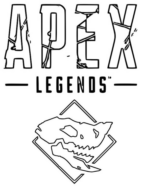 Kolorowanka Apex Legends: Pobierz i Pokoloruj Ikoniczny Motyw