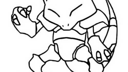 Kolorowanka Pokemon Abra do Druku - Kreatywna Zabawa