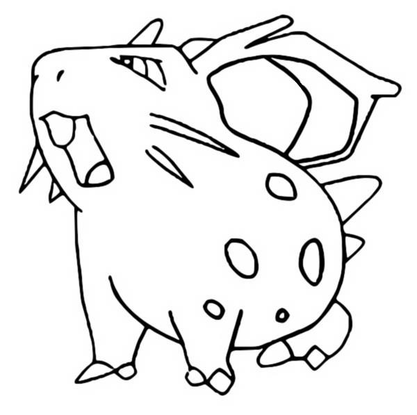 Kolorowanka Nidoran - Kreatywna Zabawa dla Każdego