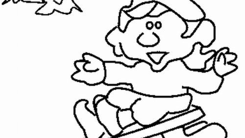 Zimowa Kolorowanka z Elfem na Sankach - Świąteczna Zabawa dla Całej Rodziny