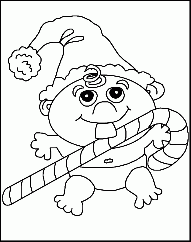 Świąteczna Kolorowanka z Dziadkiem i Laską Cukrową