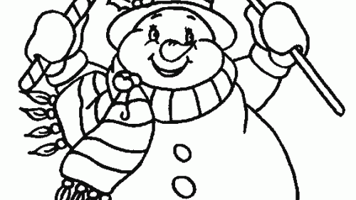 Kolorowanka z Bałwankiem do Druku - Świąteczna Zabawa dla Całej Rodziny