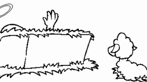 Radosny Ptaszek - Kolorowanka do Druku dla Miłośników Przyrody