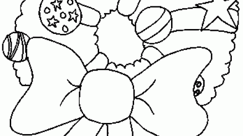 Świąteczny Wieniec do Kolorowania - Idealna Kolorowanka na Święta